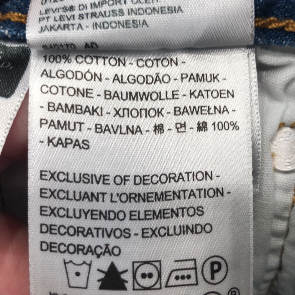 501 LEVI’S CUT OFF SHORTS - Picture 9 of 10